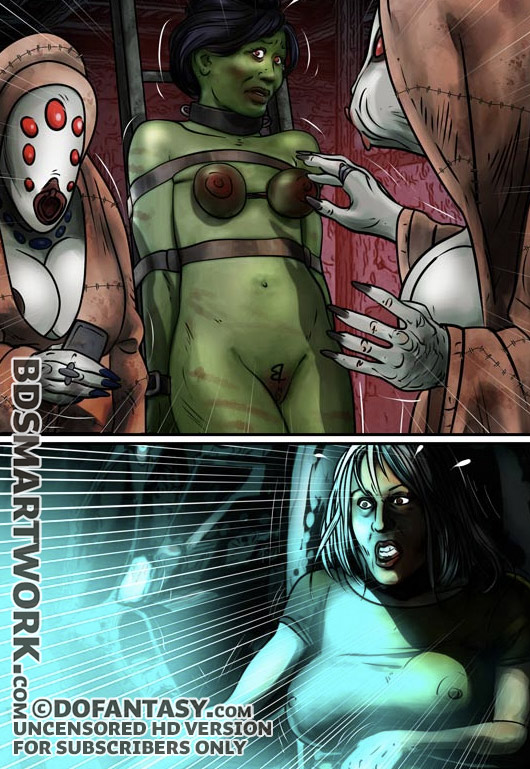 The mutants were sexually aroused by the women's pain and helplessness